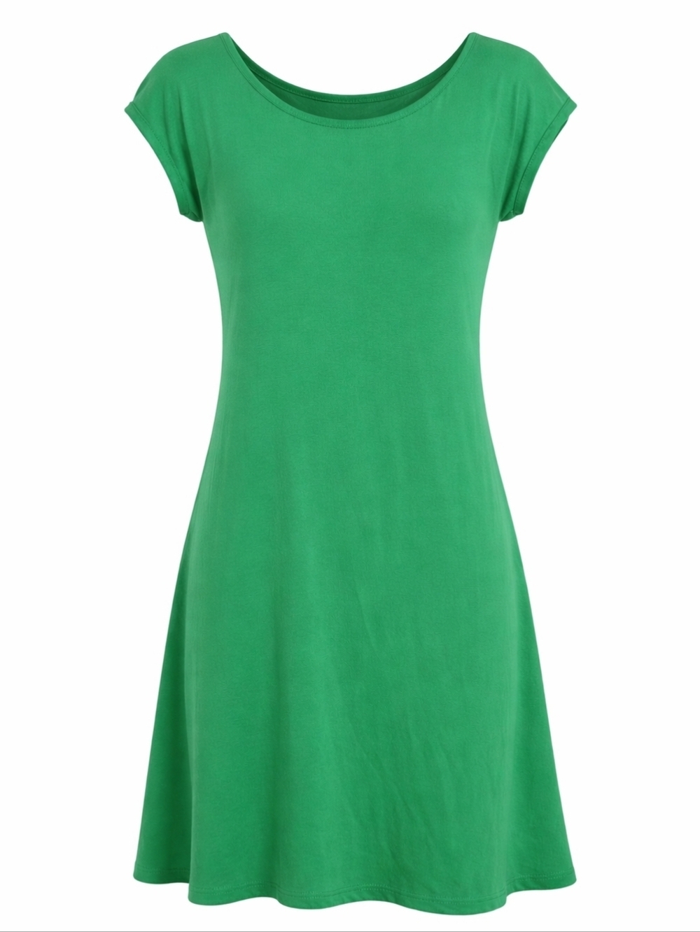 Free People Beach Green Open Back Dress Size M Boho Flowy Summer Cover Up